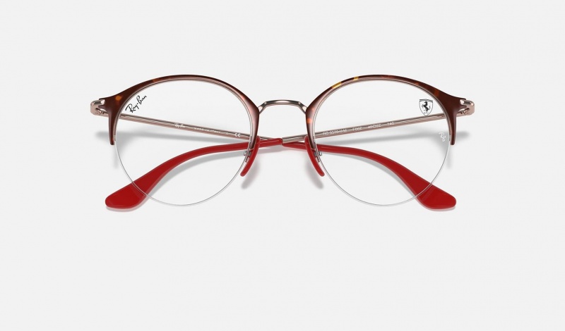 Ray Ban RB3578vm Scuderia Ferrari Collection Women's Eyeglasses Red | 19842-TGID