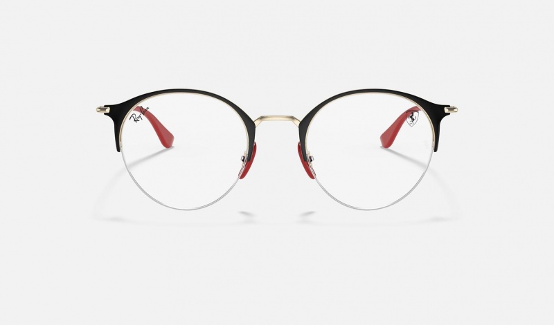 Ray Ban RB3578vm Scuderia Ferrari Collection Women's Eyeglasses Gold | 04182-PBFD