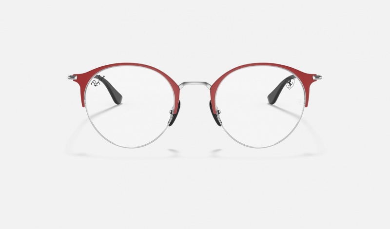 Ray Ban RB3578vm Scuderia Ferrari Collection Men's Eyeglasses Red | 82564-SQNV