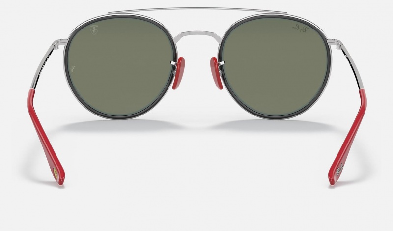 Ray Ban RB3647m Scuderia Ferrari Collection Men's Sunglasses Silver | 60941-MAUY