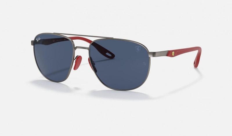 Ray Ban RB3659m Scuderia Ferrari Collection Men\'s Sunglasses Blue | 97803-NZWA