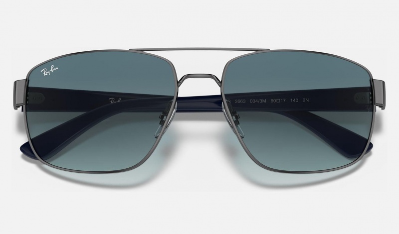 Ray Ban RB3663 Men's Sunglasses Blue | 26341-EDCL