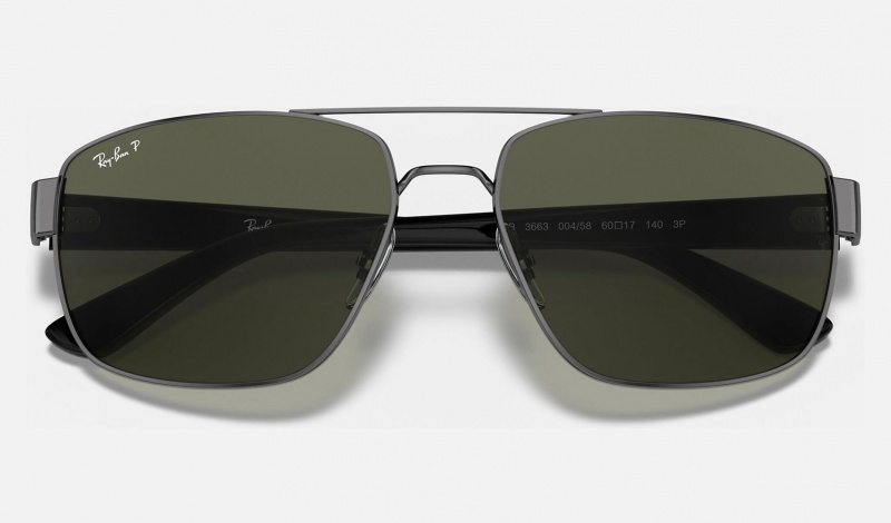 Ray Ban RB3663 Men's Sunglasses Green | 89571-SQIL