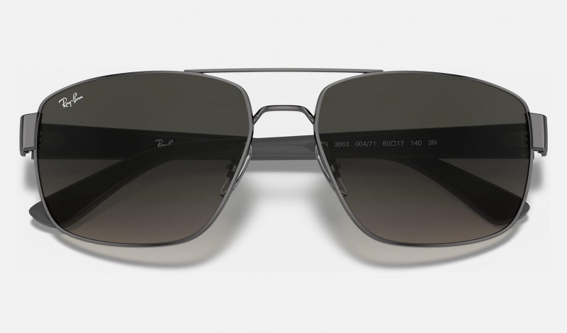 Ray Ban RB3663 Men's Sunglasses Grey | 76821-GSFY