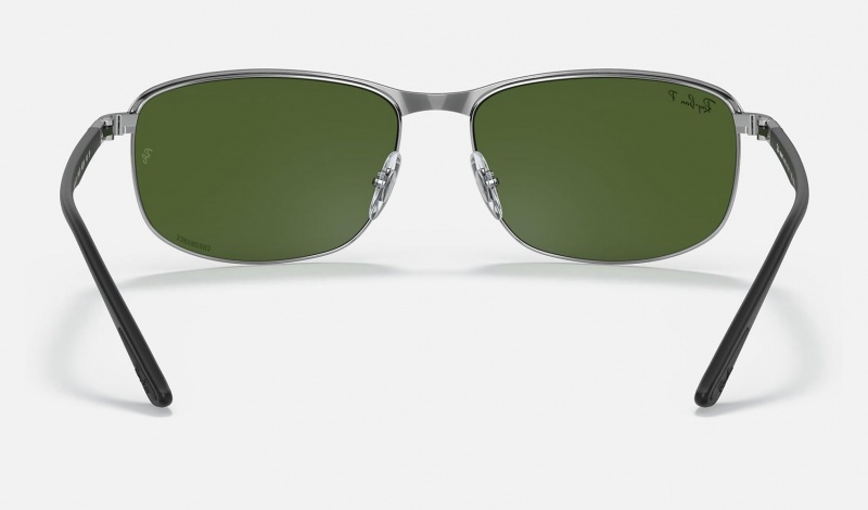 Ray Ban RB3671ch Chromance Men's Sunglasses Green | 51842-ZOVQ