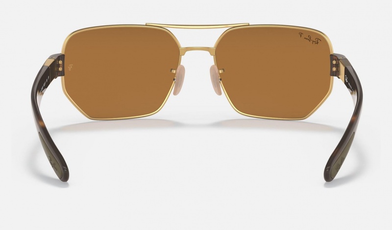 Ray Ban RB3672 Men's Sunglasses Brown | 79546-PBOK