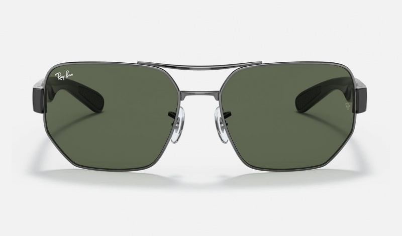 Ray Ban RB3672 Men's Sunglasses Green | 45638-AXQN