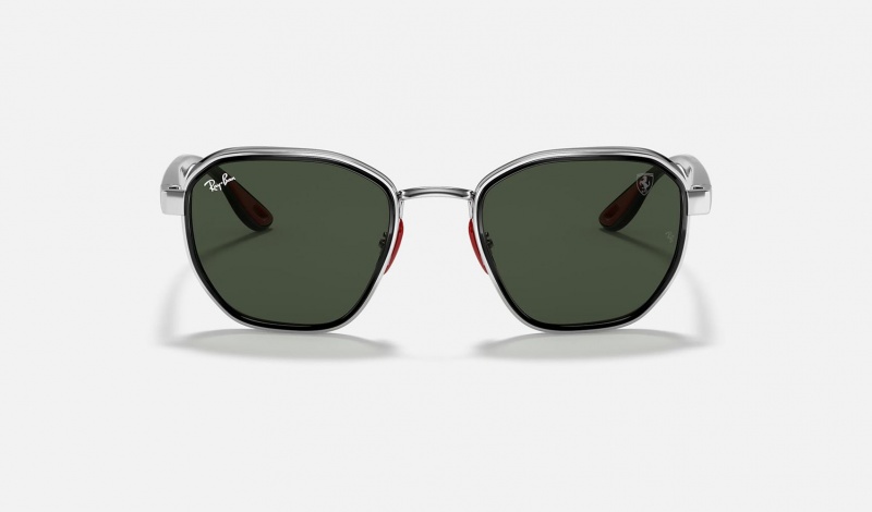 Ray Ban RB3674m Scuderia Ferrari Collection Men's Sunglasses Green | 37025-ZAON