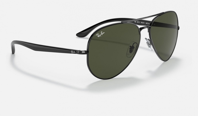 Ray Ban RB3675 Men's Sunglasses Green | 76421-FPHN