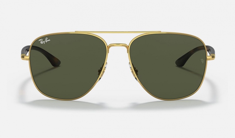 Ray Ban RB3683 Men's Sunglasses Green | 96527-TJRL