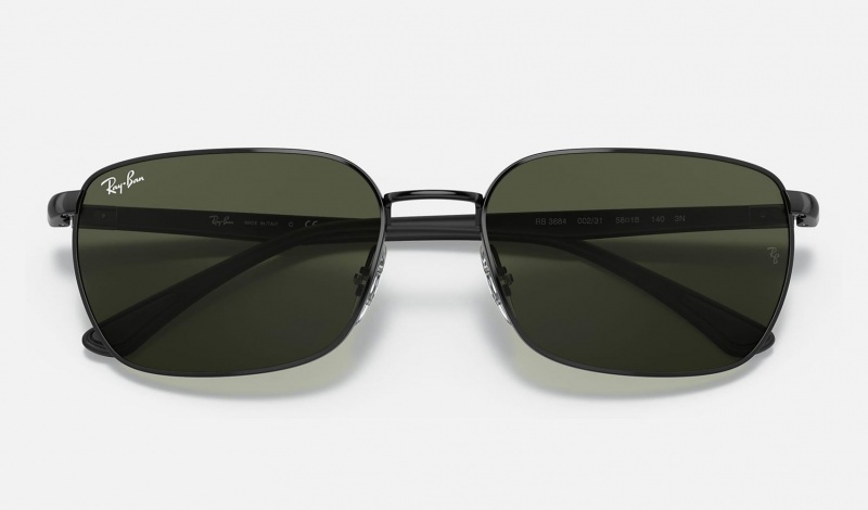 Ray Ban RB3684 Men's Sunglasses Green | 94635-NUIG