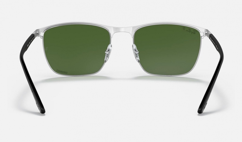 Ray Ban RB3686 Chromance Women's Sunglasses Green | 89254-ZVWX