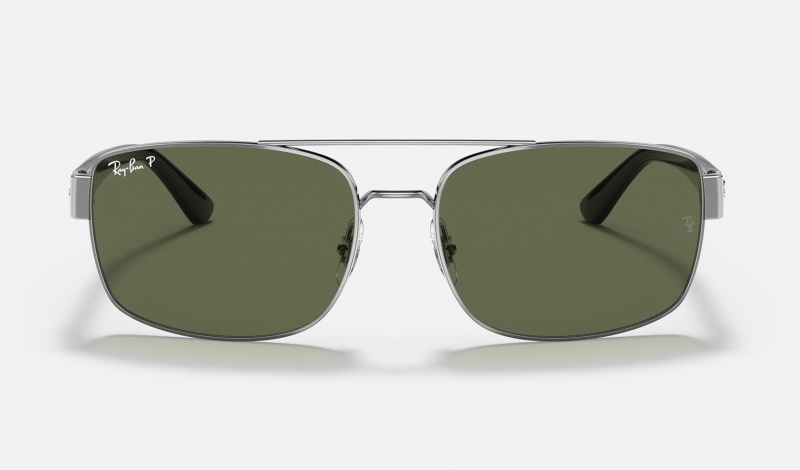 Ray Ban RB3687 Men's Sunglasses Green | 57124-LSWX