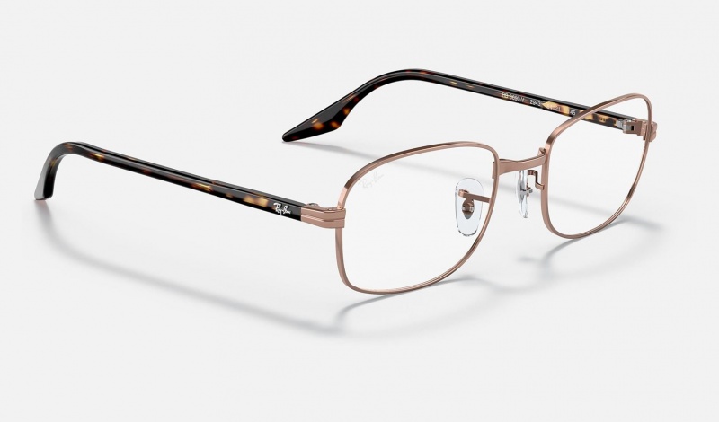 Ray Ban RB3690 Optics Men's Eyeglasses Copper | 83270-QATE