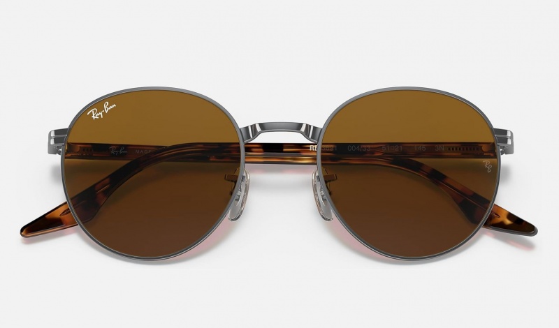 Ray Ban RB3691 Men's Sunglasses Brown | 26143-HRDU