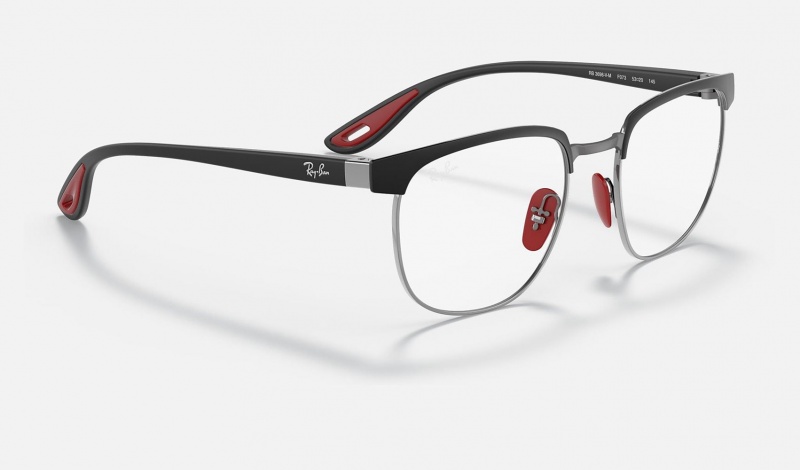 Ray Ban RB3698vm Scuderia Ferrari Collection Women's Eyeglasses Grey | 13704-VZGS