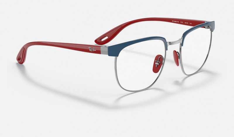 Ray Ban RB3698vm Scuderia Ferrari Collection Women's Eyeglasses Blue | 16235-JIZP