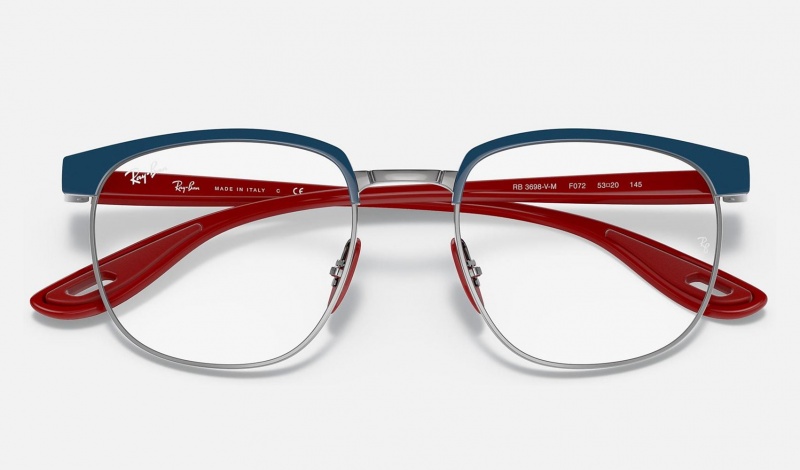 Ray Ban RB3698vm Scuderia Ferrari Collection Women's Eyeglasses Blue | 16235-JIZP