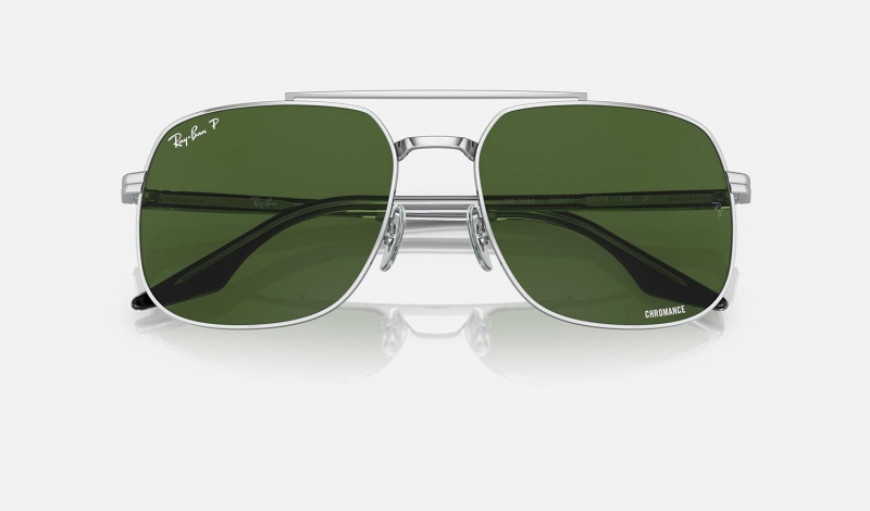 Ray Ban RB3699 Men's Sunglasses Green | 40963-EZKL