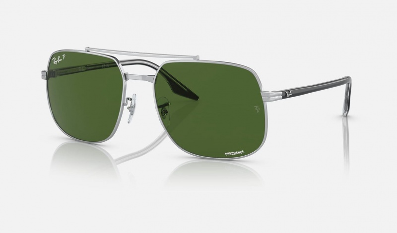 Ray Ban RB3699 Men\'s Sunglasses Green | 40963-EZKL