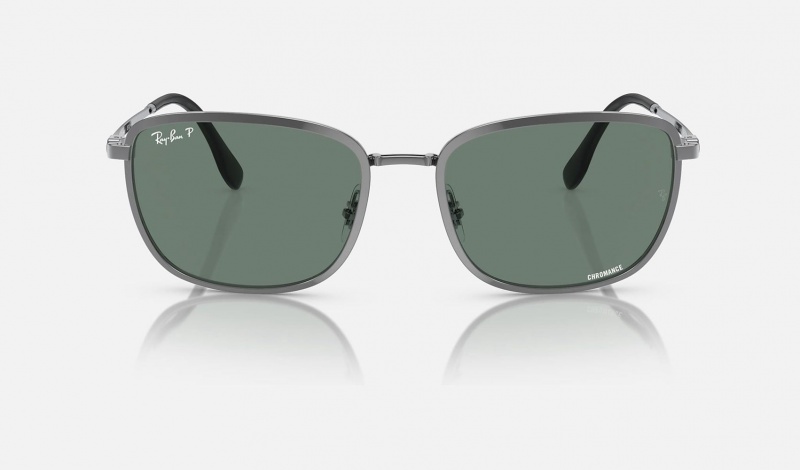 Ray Ban RB3705 Chromance Men's Sunglasses Grey | 15028-PUJD