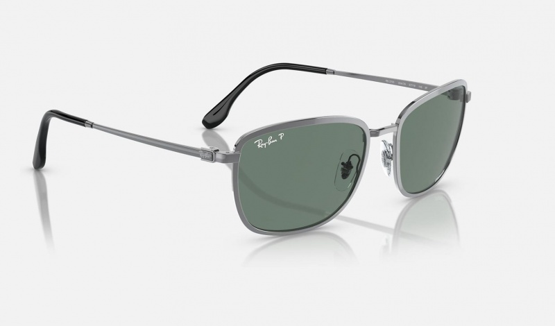 Ray Ban RB3705 Chromance Men's Sunglasses Grey | 15028-PUJD