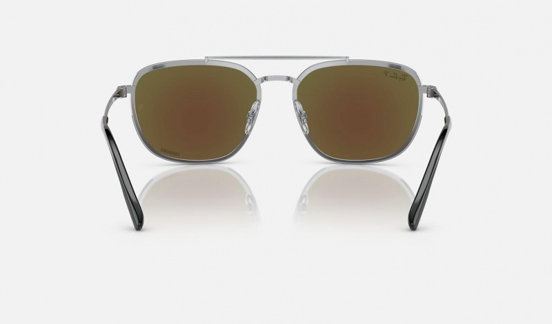 Ray Ban RB3708 Chromance Men's Sunglasses Grey | 06718-MHUR