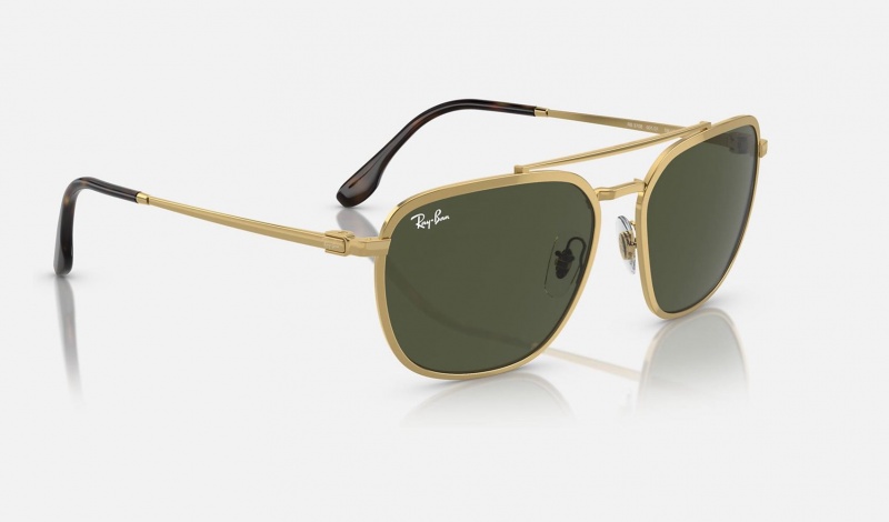 Ray Ban RB3708 Men's Sunglasses Green | 93254-OKEX