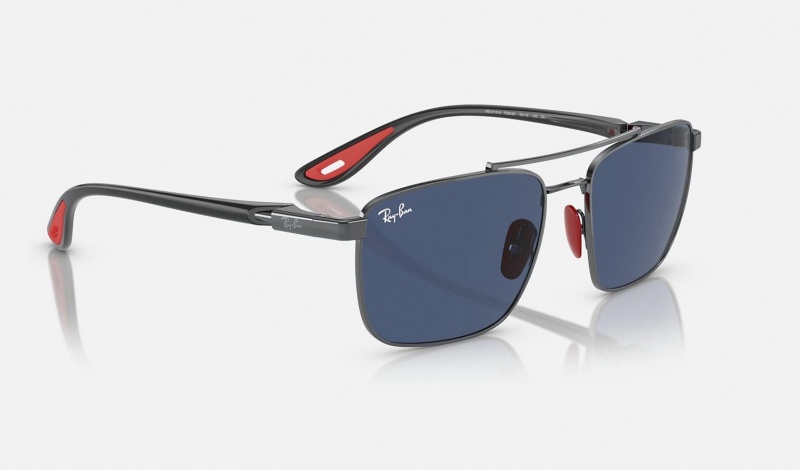 Ray Ban RB3715m Scuderia Ferrari Collection Men's Sunglasses Blue | 49650-FDNB