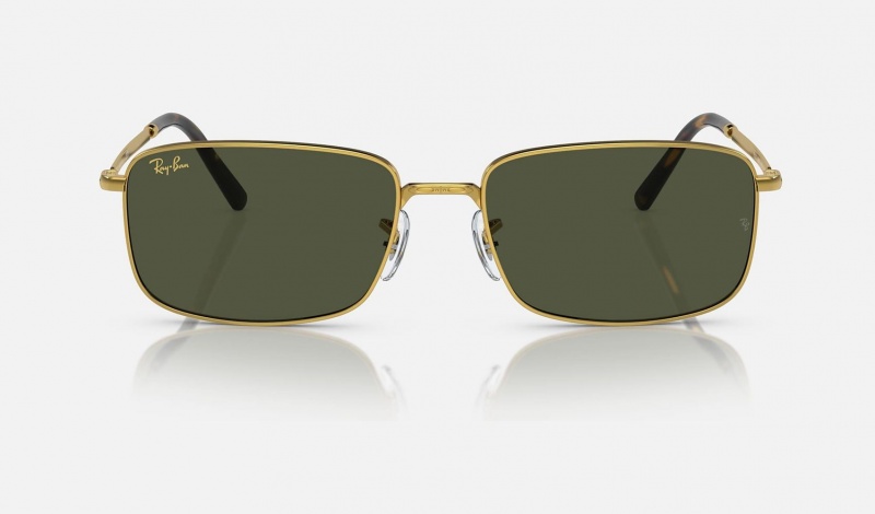 Ray Ban RB3717 Men's Sunglasses Green | 56873-NJVK