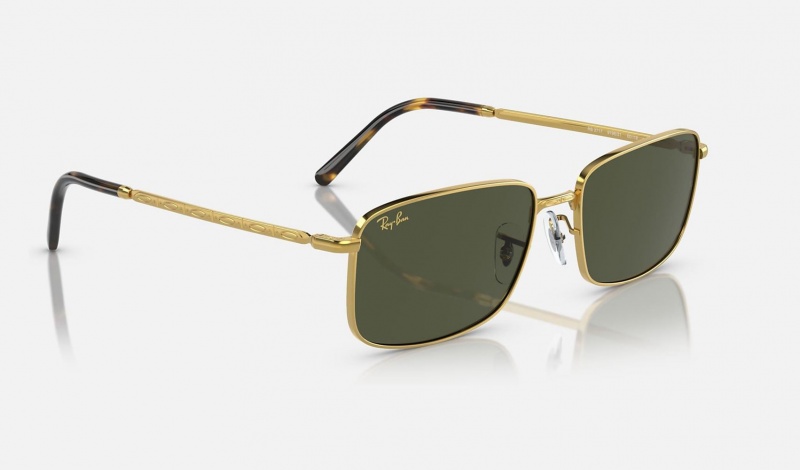 Ray Ban RB3717 Men's Sunglasses Green | 56873-NJVK