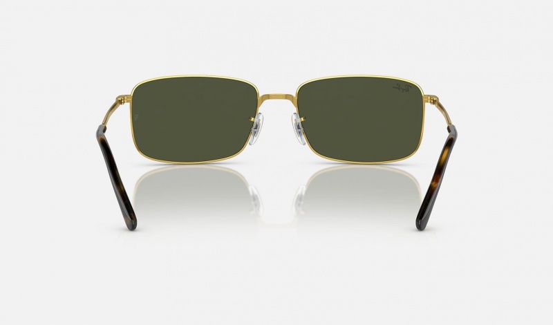 Ray Ban RB3717 Men's Sunglasses Green | 56873-NJVK