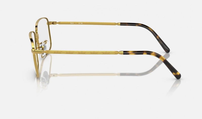 Ray Ban RB3717 Optics Men's Eyeglasses Gold | 49723-SPKC