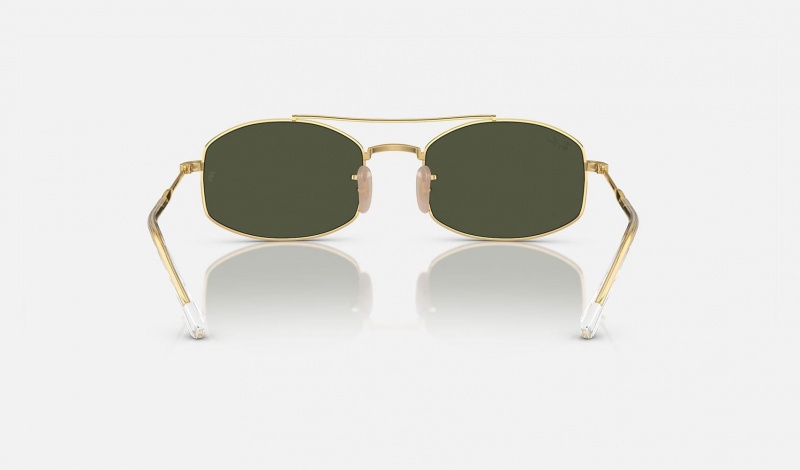 Ray Ban RB3719 Men's Sunglasses Green | 06395-BFSP