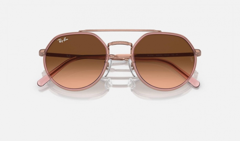 Ray Ban RB3765 Men's Sunglasses Brown | 34875-MXKI