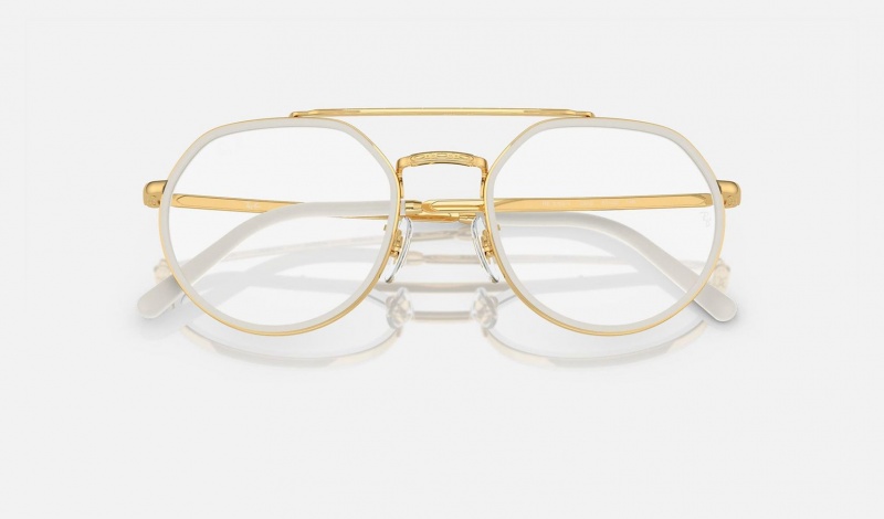 Ray Ban RB3765v Optics Men's Eyeglasses Gold | 43872-VJXU