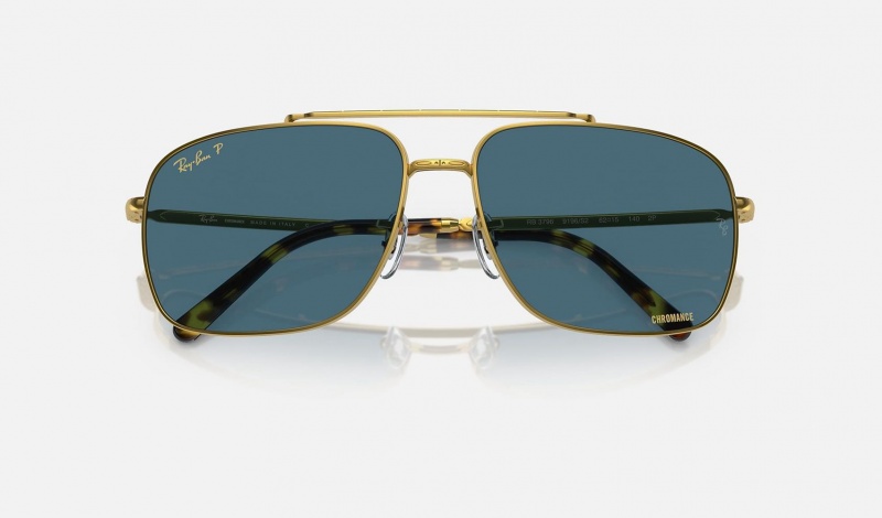 Ray Ban RB3796 Men's Sunglasses Blue | 54197-UCSI