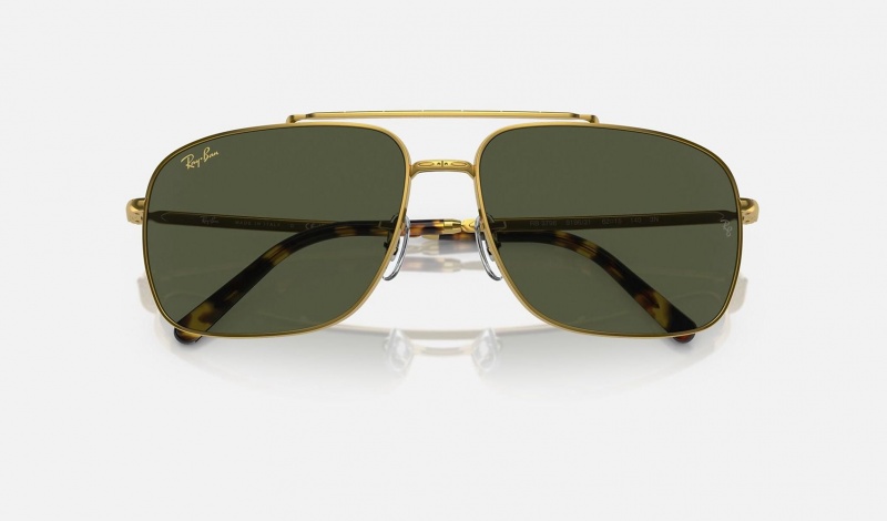 Ray Ban RB3796 Men's Sunglasses Green | 46975-DCGK