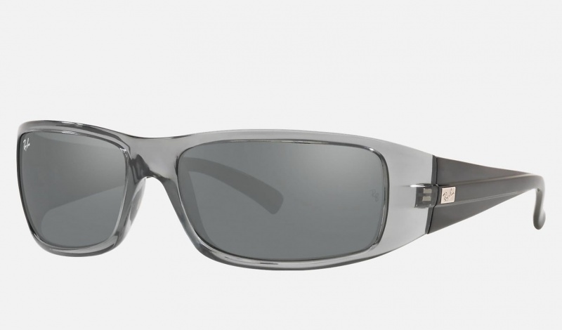 Ray Ban RB4057 Men's Sunglasses Grey | 73019-NGSL