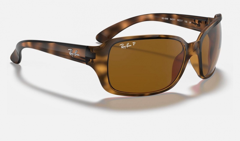 Ray Ban RB4068 Women's Sunglasses Brown | 41685-GJDH