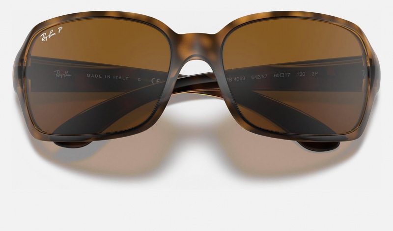 Ray Ban RB4068 Women's Sunglasses Brown | 41685-GJDH