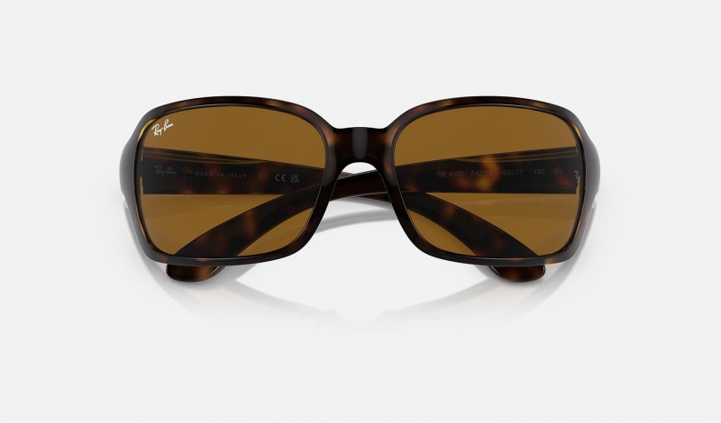 Ray Ban RB4068 Women's Sunglasses Brown | 42178-NQAU