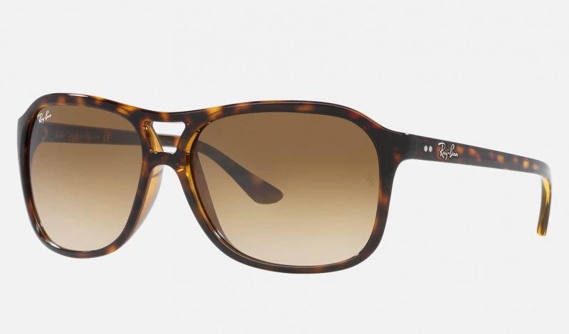 Ray Ban RB4128 Men's Sunglasses Brown | 70568-SLVQ