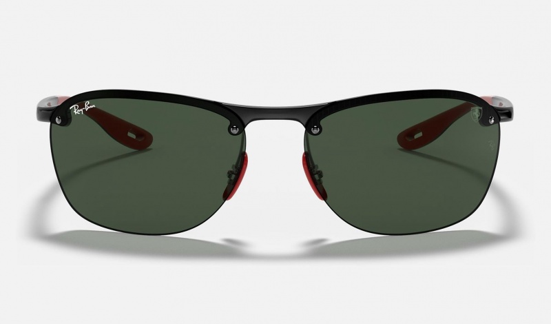 Ray Ban RB4302m Scuderia Ferrari Collection Men's Sunglasses Green | 65137-OXSW