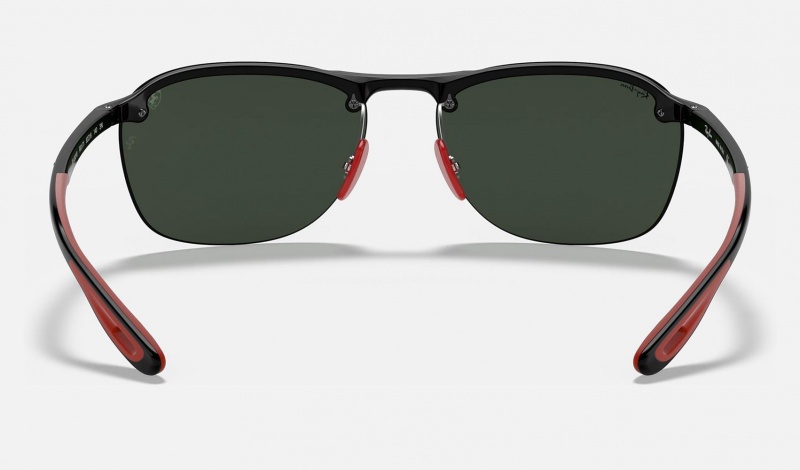 Ray Ban RB4302m Scuderia Ferrari Collection Men's Sunglasses Green | 65137-OXSW