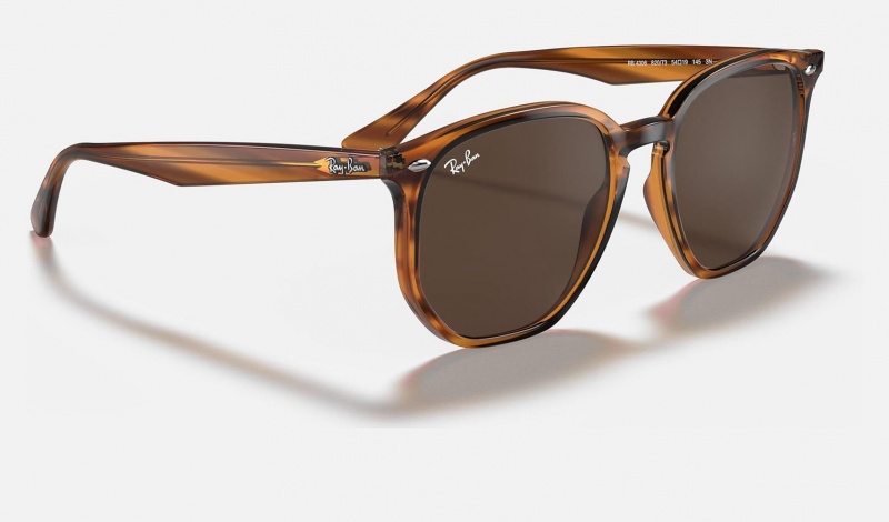 Ray Ban RB4306 Men's Sunglasses Brown | 37065-XPMZ