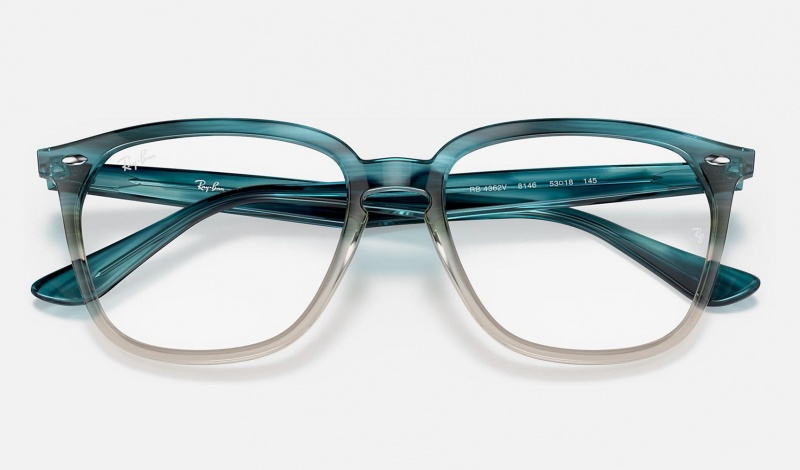 Ray Ban RB4362 Optics Men's Eyeglasses Turquoise | 94815-PFZH