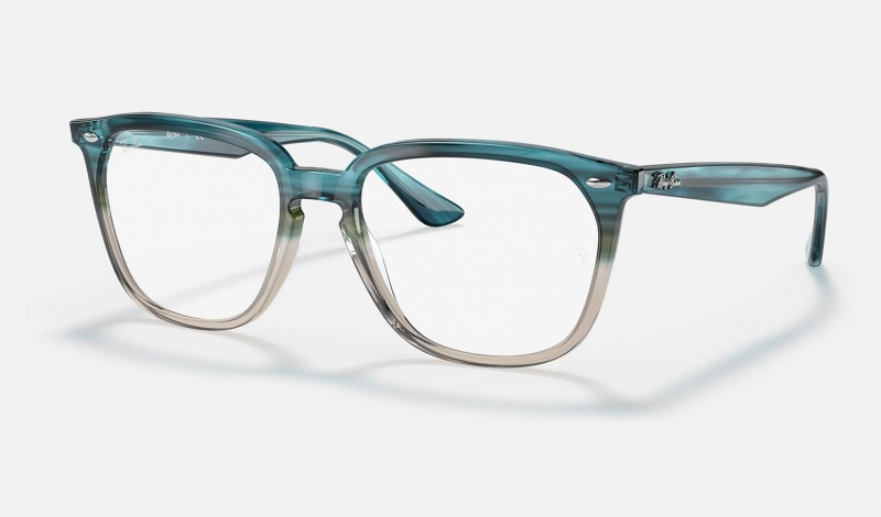 Ray Ban RB4362 Optics Men\'s Eyeglasses Turquoise | 94815-PFZH