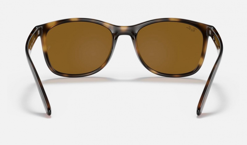 Ray Ban RB4374 Men's Sunglasses Brown | 07946-ZLSA