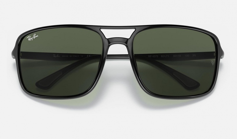 Ray Ban RB4375 Men's Sunglasses Green | 82647-IGUN